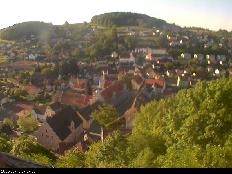 Archiv Foto Webcam Blick auf Falkenstein (Cham)