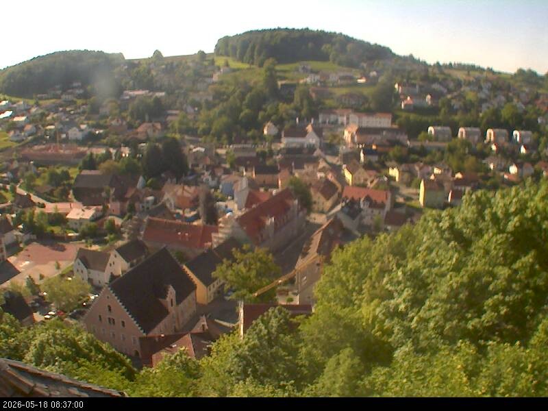 Archiv Foto Webcam Blick auf Falkenstein (Cham)