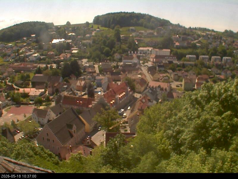 Archiv Foto Webcam Blick auf Falkenstein (Cham)