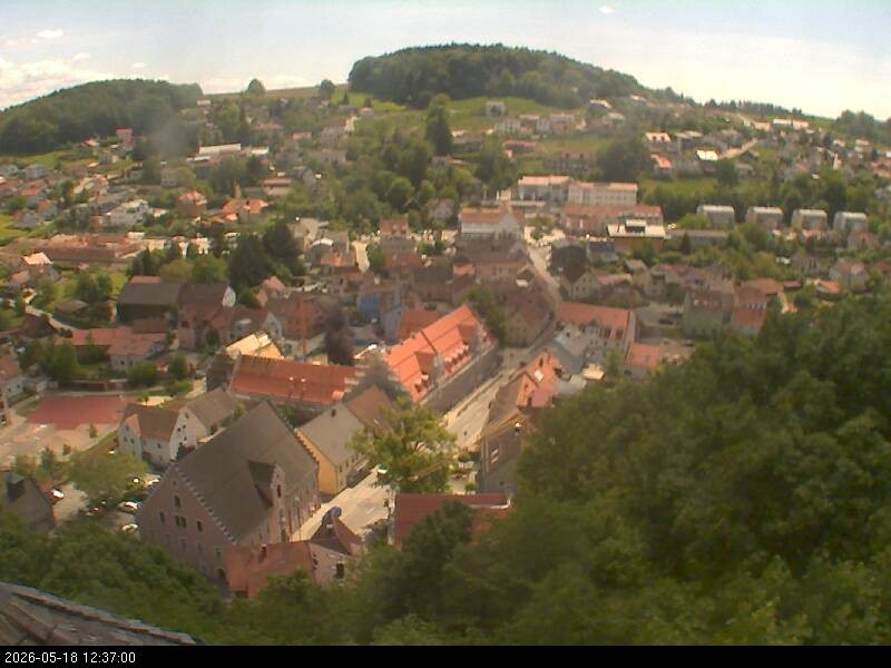 Archiv Foto Webcam Blick auf Falkenstein (Cham)