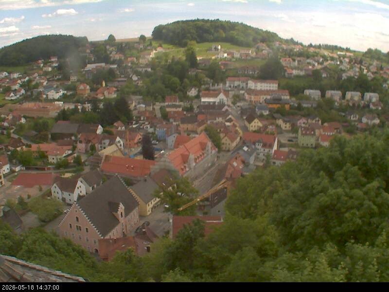 Archiv Foto Webcam Blick auf Falkenstein (Cham)