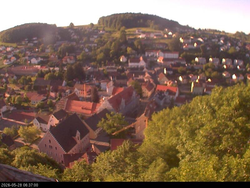 Archiv Foto Webcam Blick auf Falkenstein (Cham)