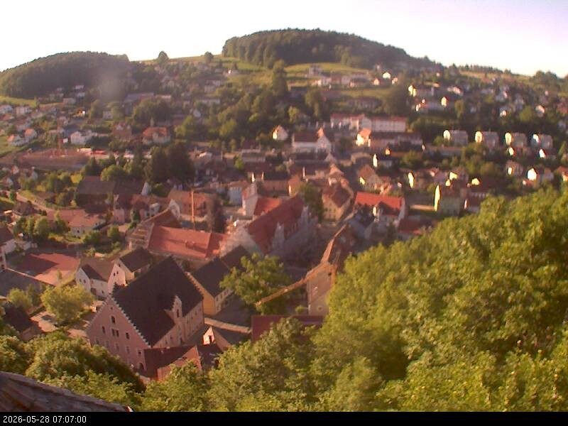Archiv Foto Webcam Blick auf Falkenstein (Cham)