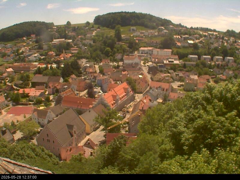 Archiv Foto Webcam Blick auf Falkenstein (Cham)
