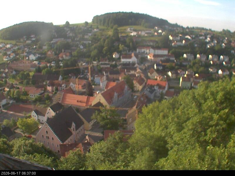 Archiv Foto Webcam Blick auf Falkenstein (Cham)