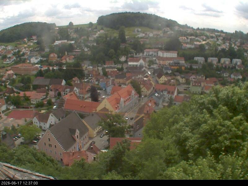 Archiv Foto Webcam Blick auf Falkenstein (Cham)