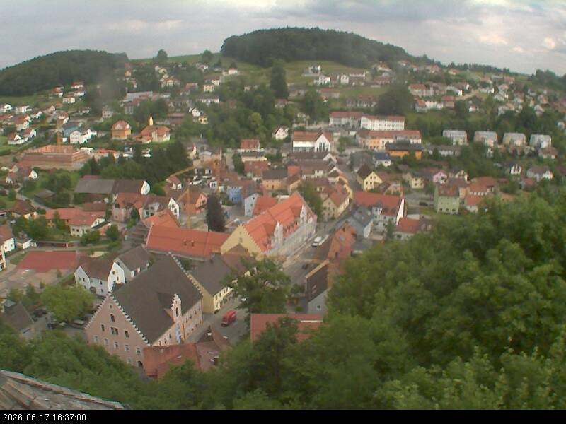 Archiv Foto Webcam Blick auf Falkenstein (Cham)