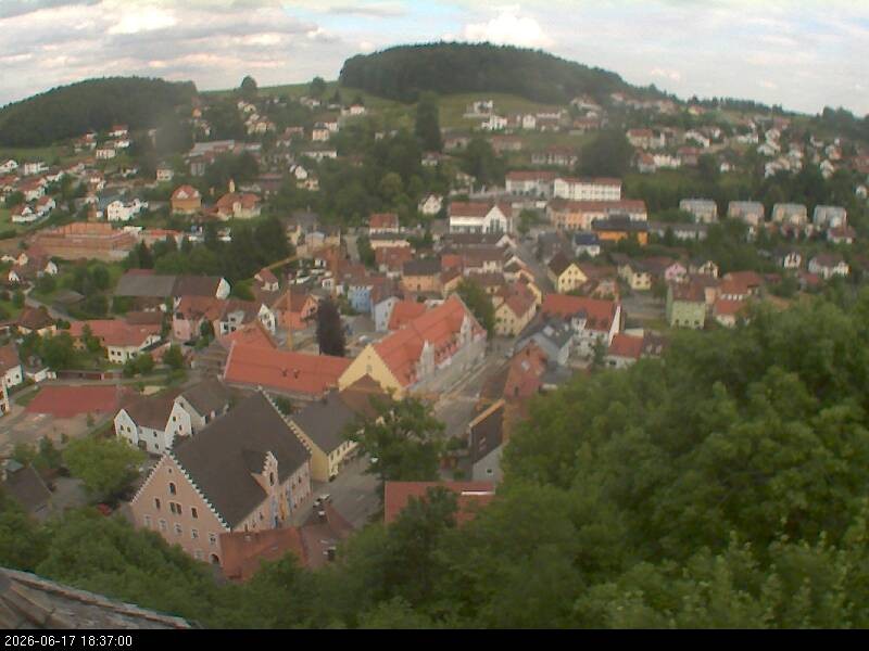 Archiv Foto Webcam Blick auf Falkenstein (Cham)