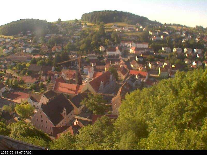Archiv Foto Webcam Blick auf Falkenstein (Cham)