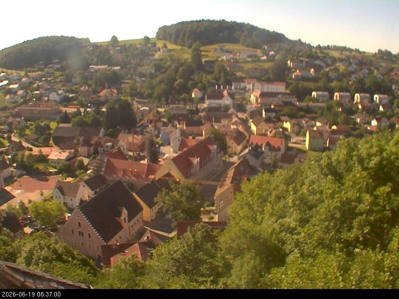 Archiv Foto Webcam Blick auf Falkenstein (Cham)