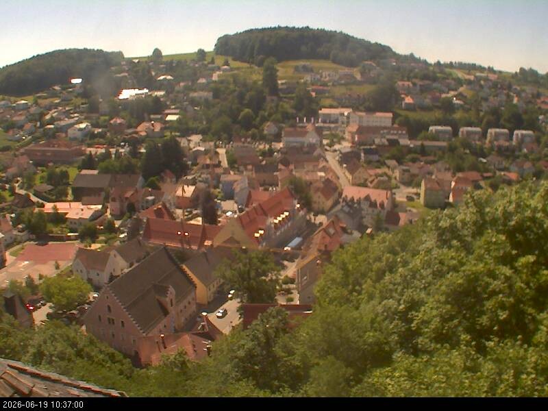 Archiv Foto Webcam Blick auf Falkenstein (Cham)