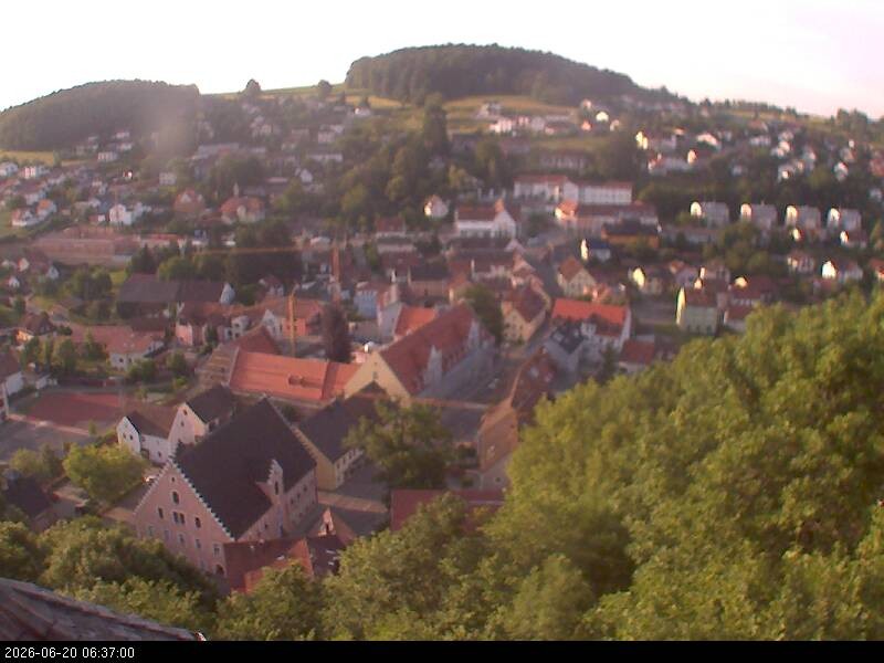Archiv Foto Webcam Blick auf Falkenstein (Cham)
