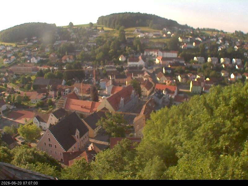 Archiv Foto Webcam Blick auf Falkenstein (Cham)