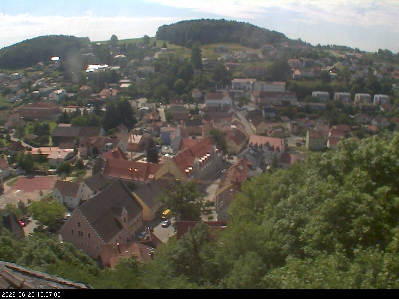 Archiv Foto Webcam Blick auf Falkenstein (Cham)