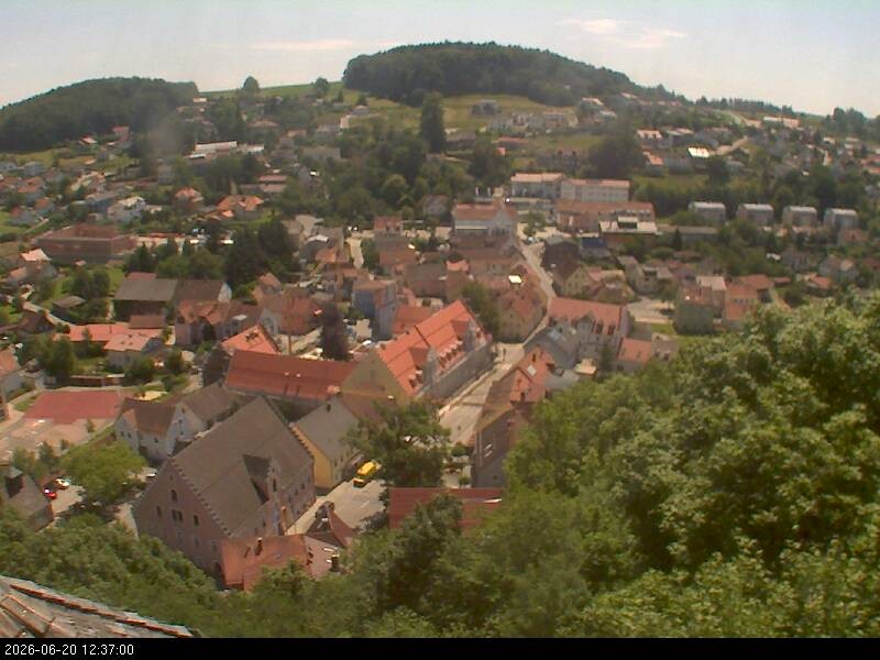 Archiv Foto Webcam Blick auf Falkenstein (Cham)