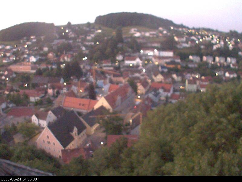 Archiv Foto Webcam Blick auf Falkenstein (Cham)