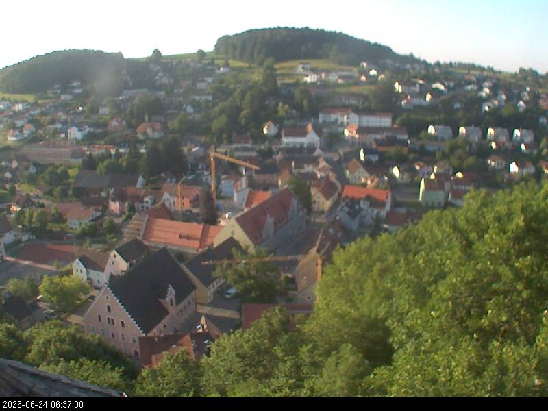 Archiv Foto Webcam Blick auf Falkenstein (Cham)