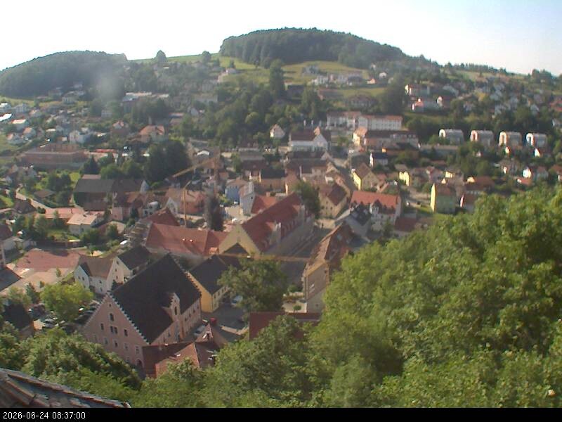 Archiv Foto Webcam Blick auf Falkenstein (Cham)