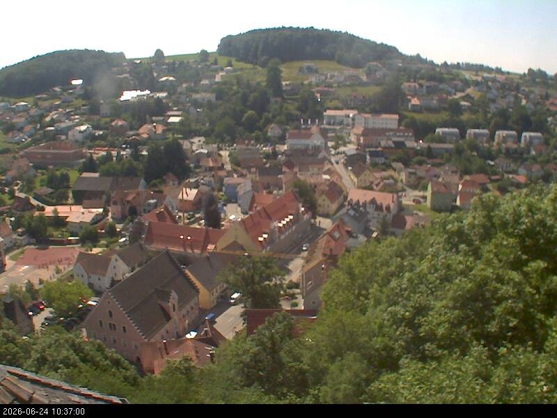 Archiv Foto Webcam Blick auf Falkenstein (Cham)