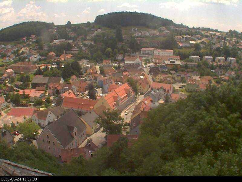 Archiv Foto Webcam Blick auf Falkenstein (Cham)