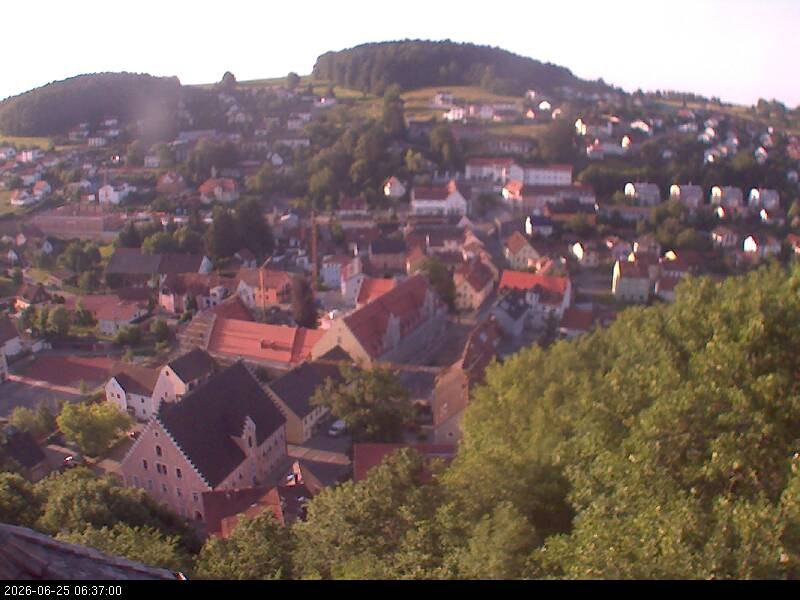 Archiv Foto Webcam Blick auf Falkenstein (Cham)