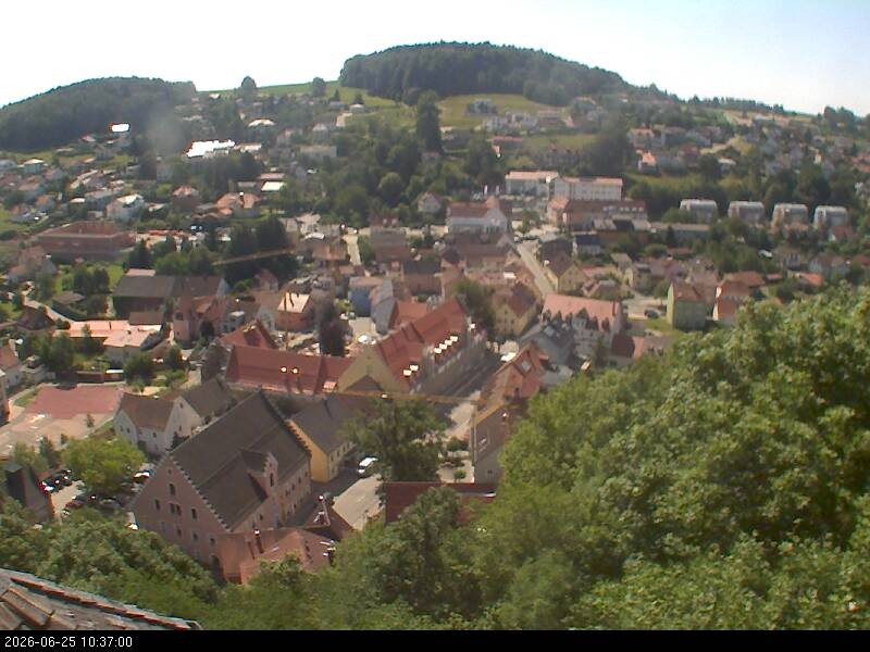 Archiv Foto Webcam Blick auf Falkenstein (Cham)