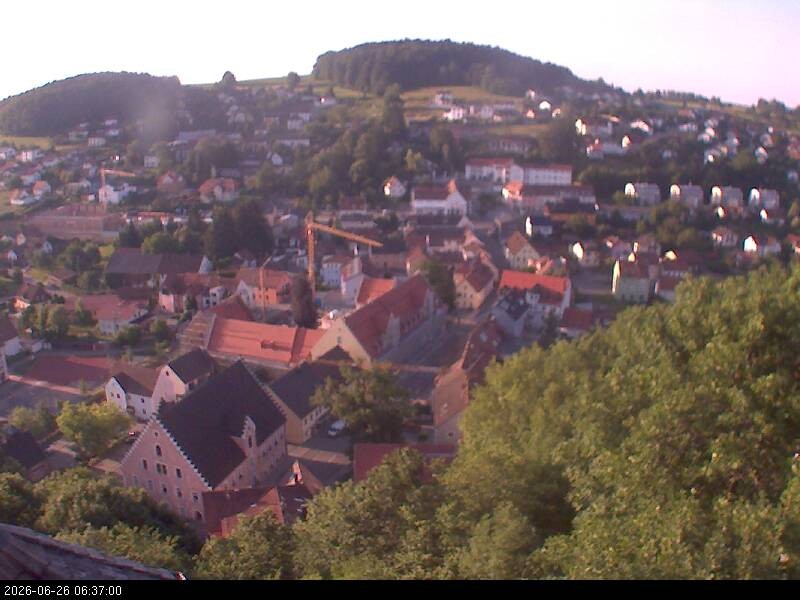 Archiv Foto Webcam Blick auf Falkenstein (Cham)