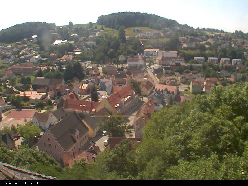 Archiv Foto Webcam Blick auf Falkenstein (Cham)