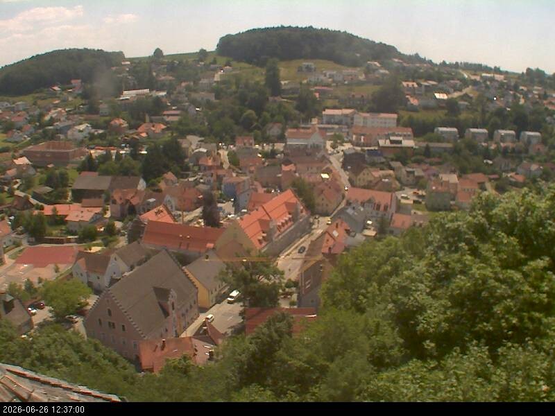 Archiv Foto Webcam Blick auf Falkenstein (Cham)