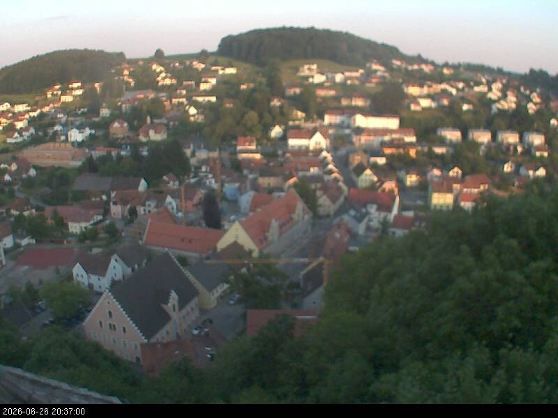 Archiv Foto Webcam Blick auf Falkenstein (Cham)