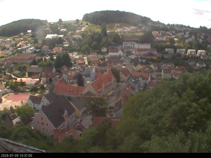 Archiv Foto Webcam Blick auf Falkenstein (Cham)