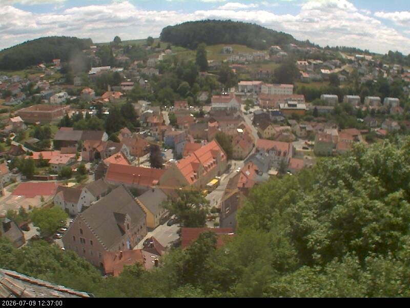 Archiv Foto Webcam Blick auf Falkenstein (Cham)