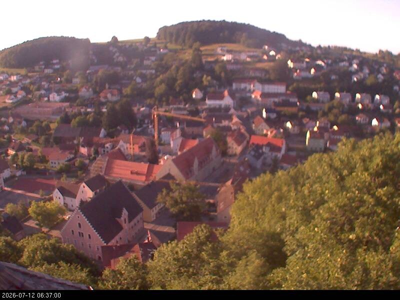 Archiv Foto Webcam Blick auf Falkenstein (Cham)