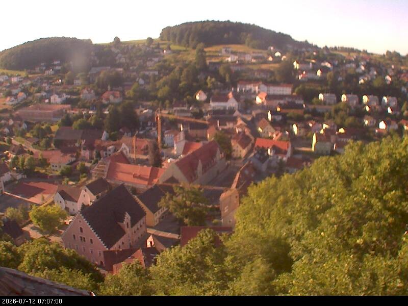 Archiv Foto Webcam Blick auf Falkenstein (Cham)