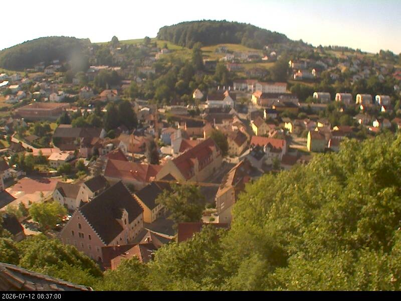 Archiv Foto Webcam Blick auf Falkenstein (Cham)