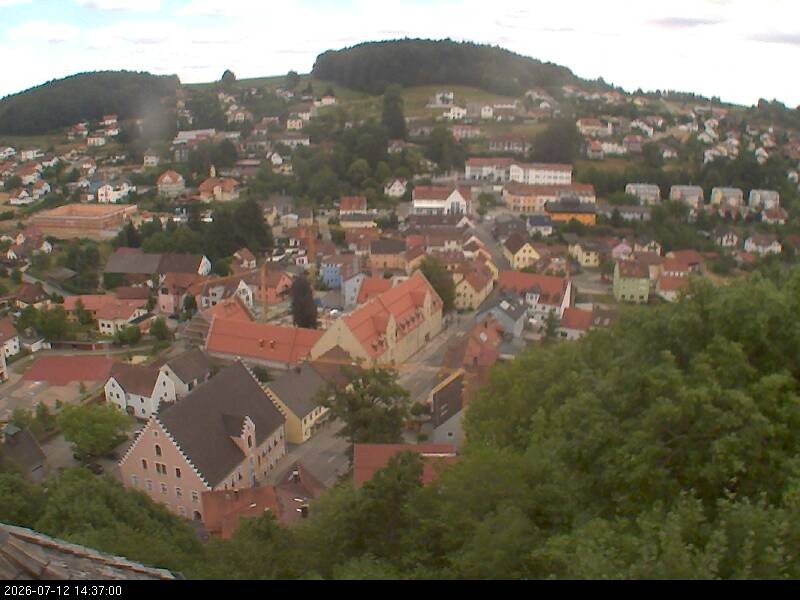 Archiv Foto Webcam Blick auf Falkenstein (Cham)