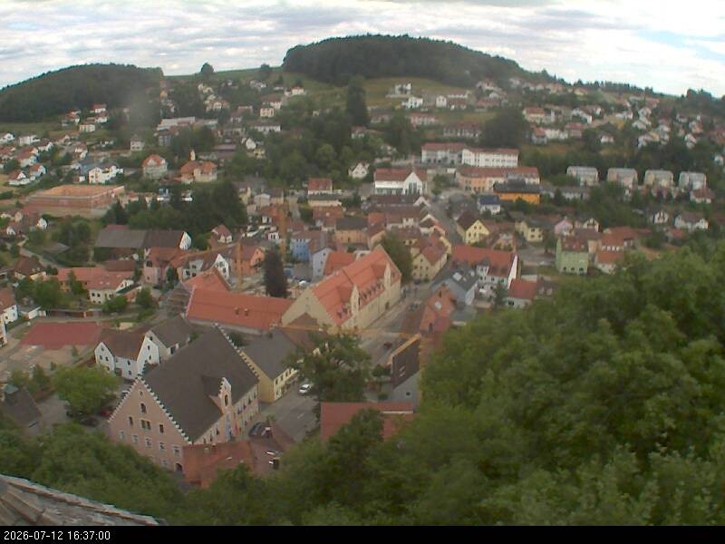 Archiv Foto Webcam Blick auf Falkenstein (Cham)