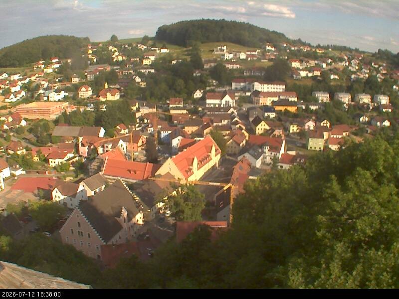 Archiv Foto Webcam Blick auf Falkenstein (Cham)