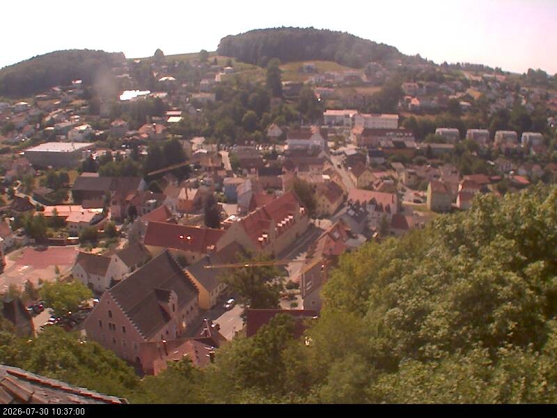Archiv Foto Webcam Blick auf Falkenstein (Cham)
