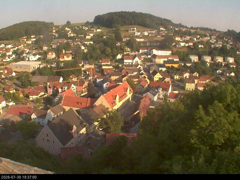 Archiv Foto Webcam Blick auf Falkenstein (Cham)