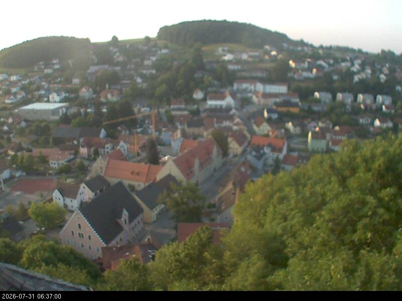 Archiv Foto Webcam Blick auf Falkenstein (Cham)