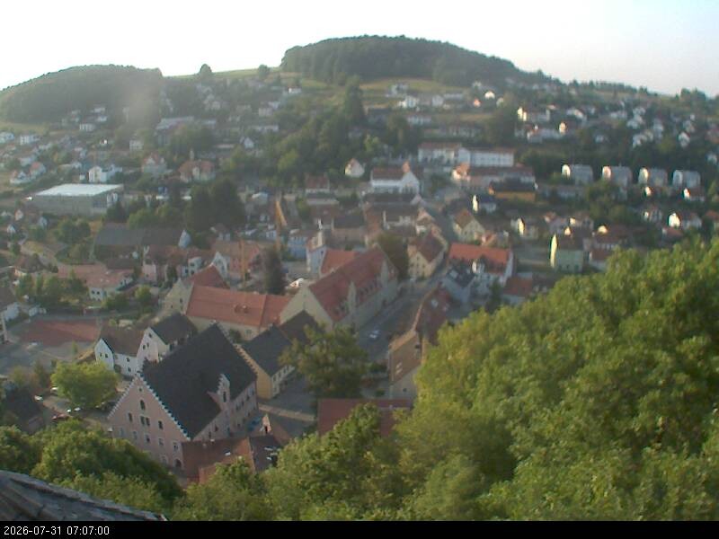 Archiv Foto Webcam Blick auf Falkenstein (Cham)