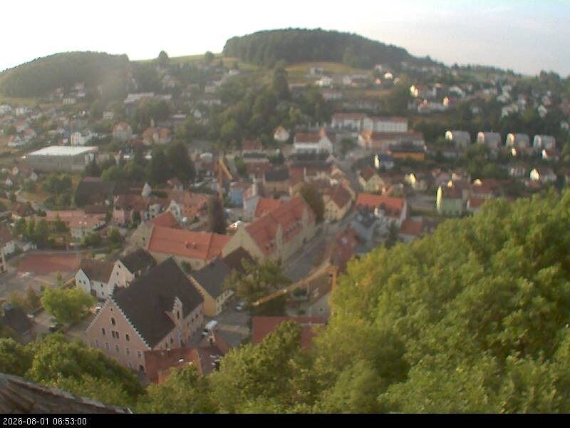 Archiv Foto Webcam Blick auf Falkenstein (Cham)