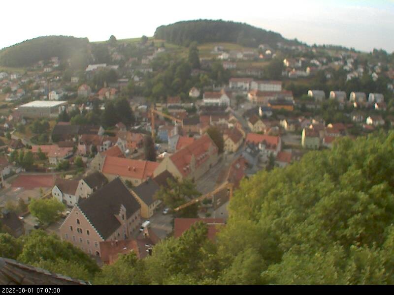 Archiv Foto Webcam Blick auf Falkenstein (Cham)
