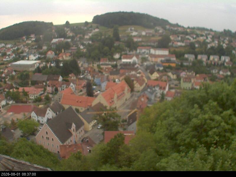 Archiv Foto Webcam Blick auf Falkenstein (Cham)