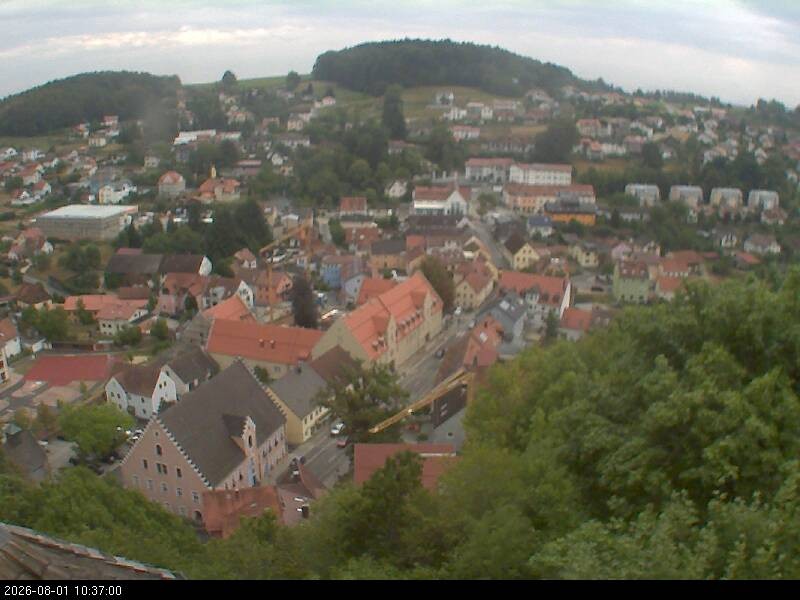 Archiv Foto Webcam Blick auf Falkenstein (Cham)