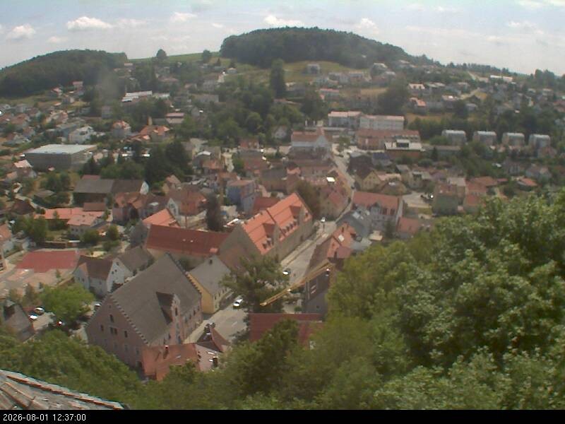 Archiv Foto Webcam Blick auf Falkenstein (Cham)