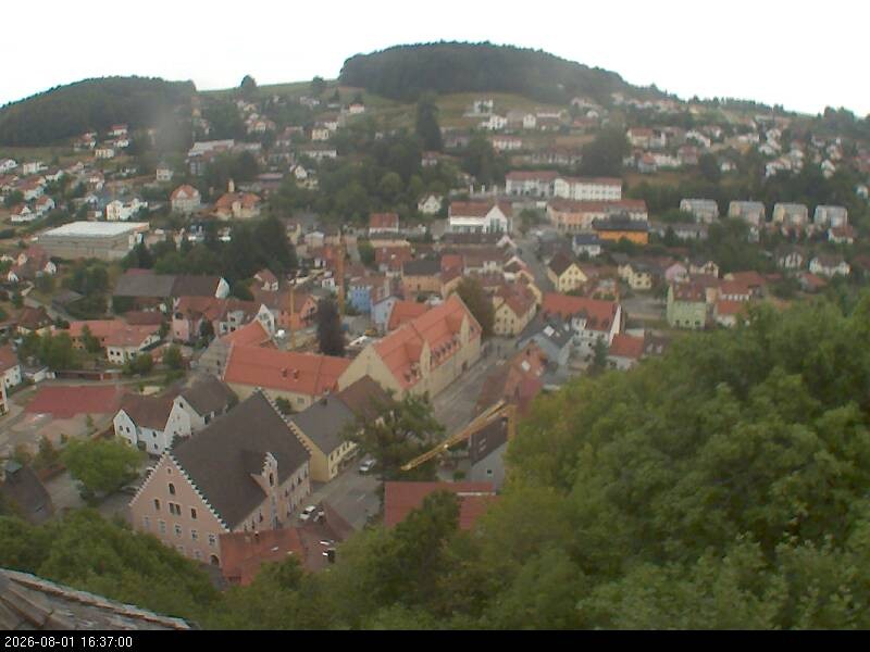 Archiv Foto Webcam Blick auf Falkenstein (Cham)