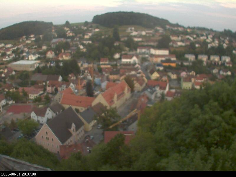 Archiv Foto Webcam Blick auf Falkenstein (Cham)