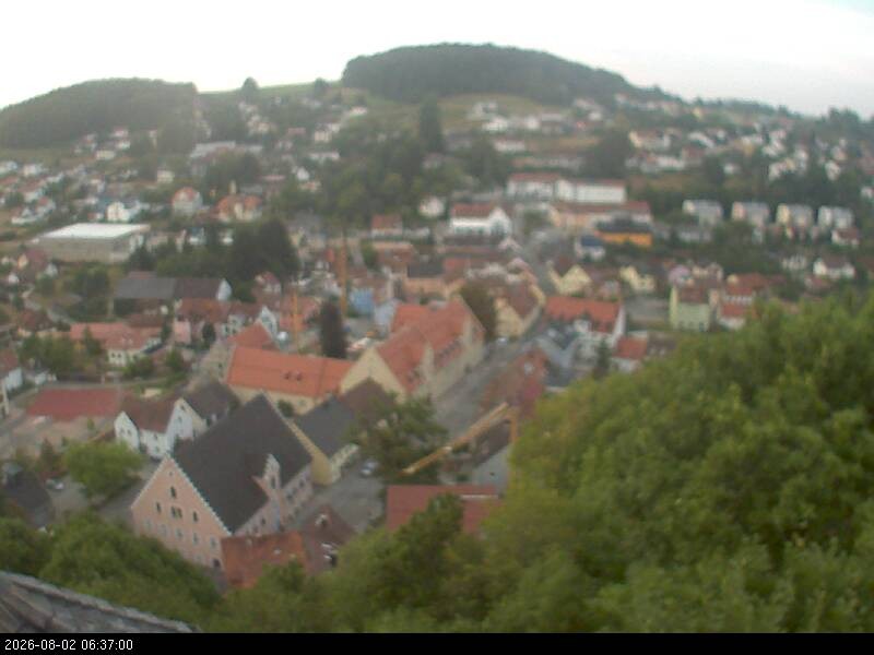 Archiv Foto Webcam Blick auf Falkenstein (Cham)